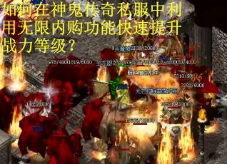 如何在神鬼传奇私服中利用无限内购功能快速提升战力等级？